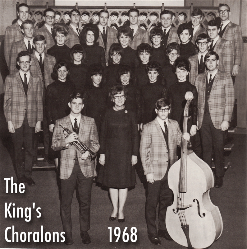 The King's Choralons from page 70 of the 1968 yearbook