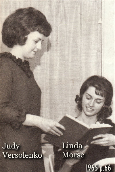 Linda & Judi Versolenko singing - 1965