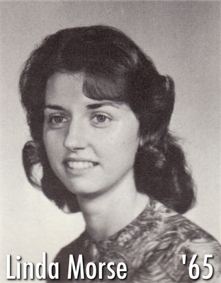Picture of Linda Morse in the 1965 yearbook