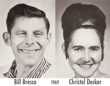 Pictures of Bill & Christel 1969 yearbook