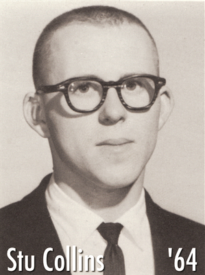 picture of Stu Collins from 1964 yearbook