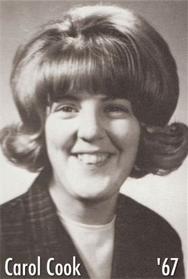 Carol Cook in the 1967 yearbook