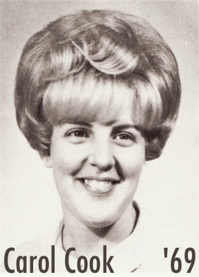 Carol Cook from the 1969 yearbook
