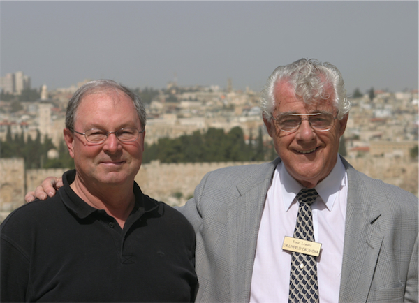 Picture of Linfield Crowder & Ed Smelser in Israel