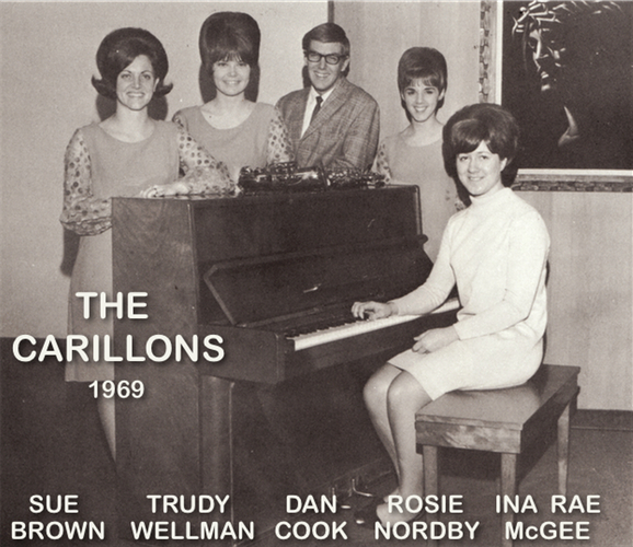 Rosie Nordby in the Carillons Trio - '68-'69 Karisma p.103