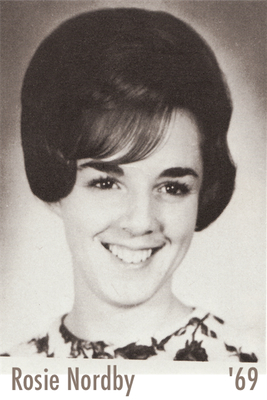 Picture of Rosie Nordby from the 1969 yearbook