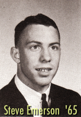 picture of Steve Emerson from the 1965 yearbook