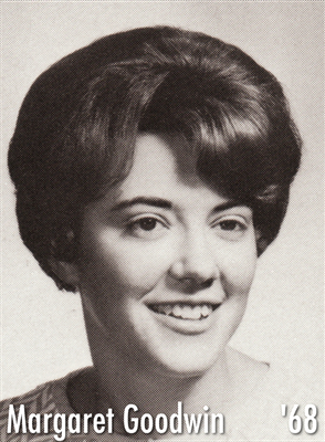 Photo of Margaret Goodwin from NU '68 yearbook