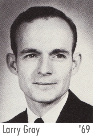 Larry Gray from the 1969 NU yearbook