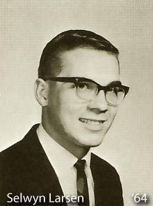 Photo of Selwyn Larsen from the 1964 NU Yearbook