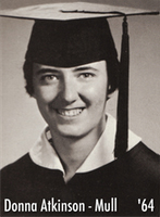 Picture of Donna Atkinson from the 1964 NC Yearbook