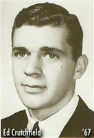 Picture of Ed Crutchfield from the NU yearbook 1967