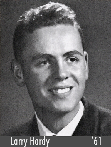 Photo of Larry Hardy from the 1961 NU Yearbook