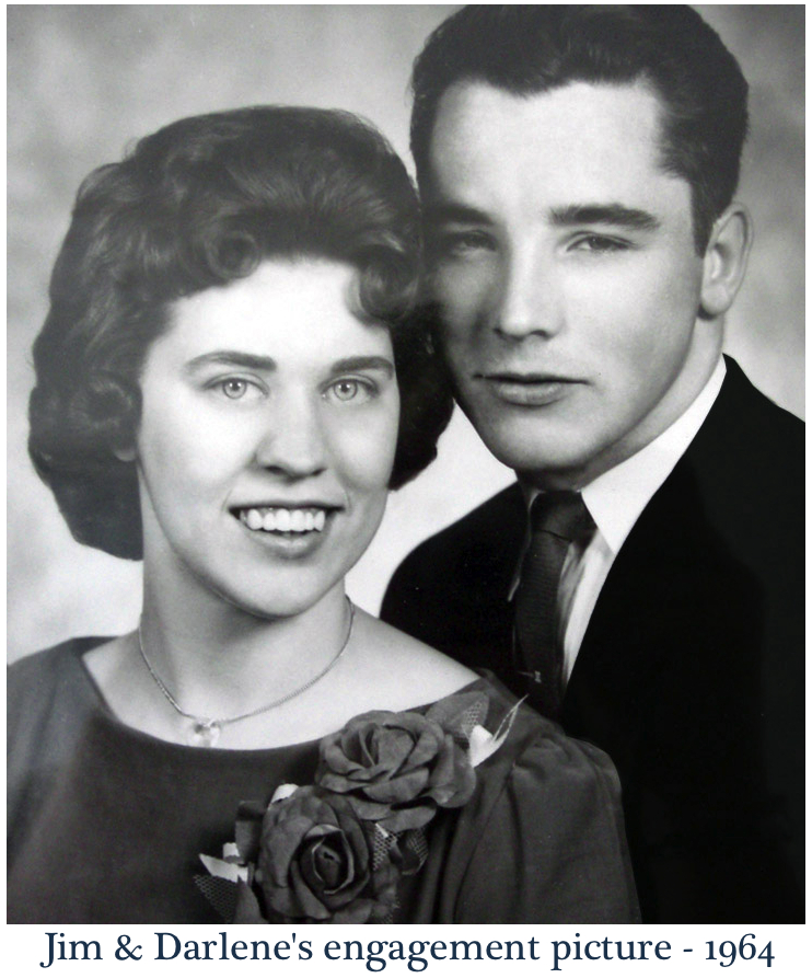 Jim Russell & Darlene Miller engagement Picture 1964