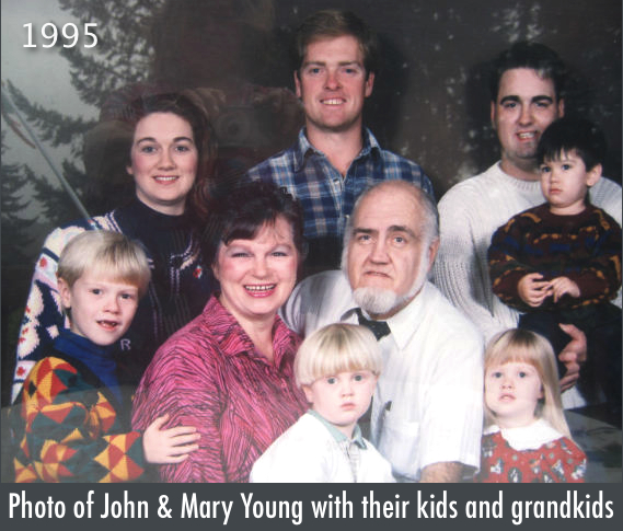 Picture of the John Young Family in 1995