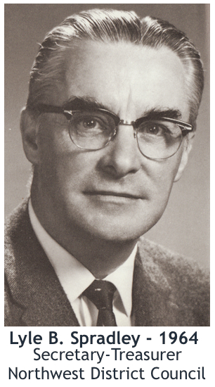 Photo of Lyle B. Spradley from 1964 NU Yearbook