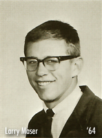 Picture of Larry Maser from the 1964 yearbook