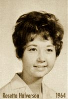 Picture of Rosetta Halverson from the NU 1964 yearbook