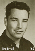 Jim Russell from the 1965 NU yearbook