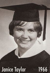Janice Taylor from the 1966 NU Yearbook