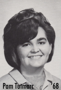 Pam Tutmarc (Fedders) from the 1968 NU Yearbook