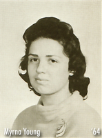 Picture of Myrna Young from the 1964 NU Yearbook