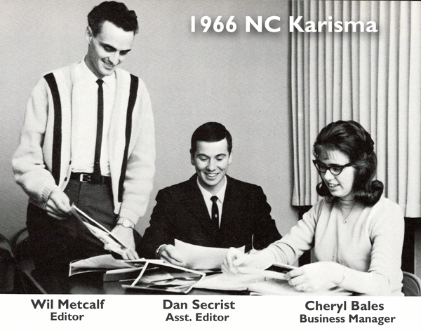 Picture of Cheryl Bales Karisma Staff 1966 NC Yearbook