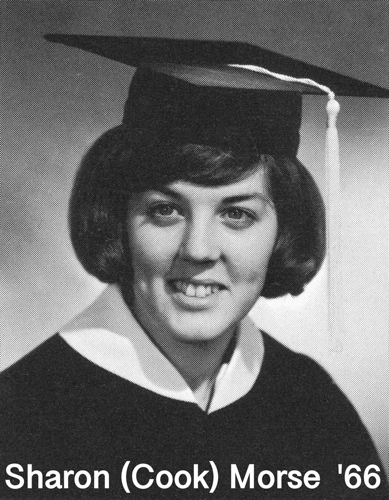 Photo of Sharon (Cook) Morse from the 1966 NU Yearbook