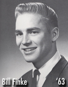 Picture of Bill Finke from the 1963 NU Yearbook