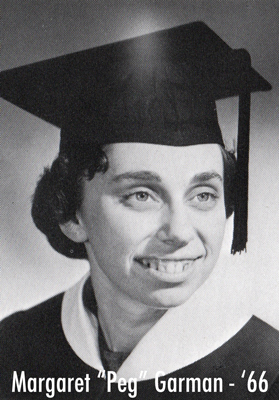 Margaret Garman from the 1966 NU Yearbook