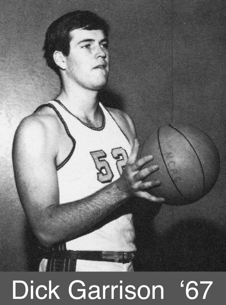 Basketball photo of Dick Garrison 1967 NU Yearbook