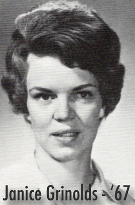 Janice Grinolds from the 1967 NU Yearbook