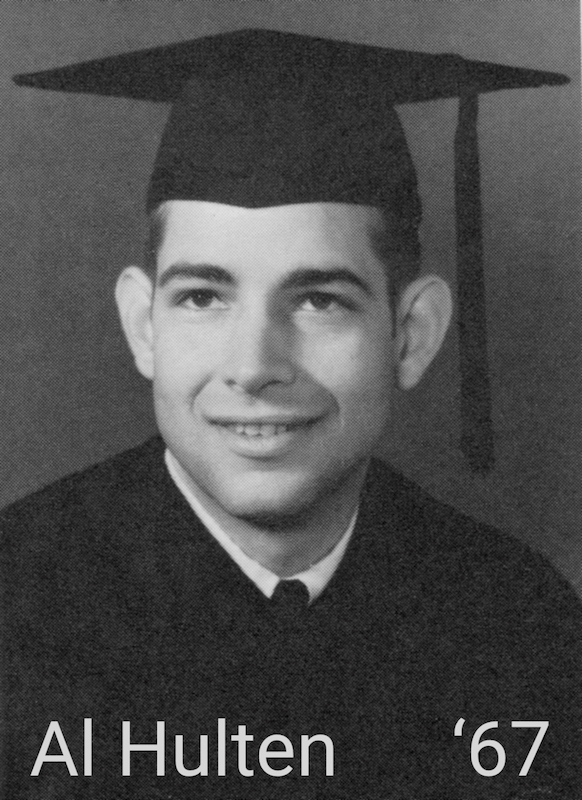 Photo of Al Hulten from the 1967 NU Yearbook