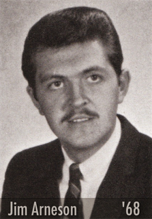 Picture of Jim Arneson from the 1968 NC Yearbook