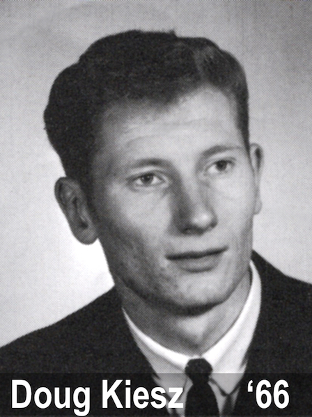 Picture of Doug Kiesz from the 1966 NU Yearbook