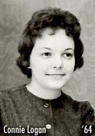 Photo of Connie Logan from the 1964 NU Yearbook
