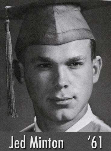 Photo of Jed Minton from the 1961 NU Yearbook
