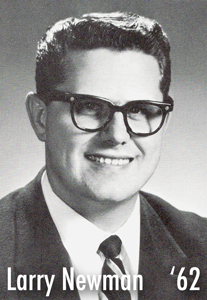 Larry Newman from the 1962 NU Yearbook