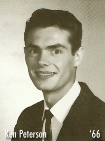 Photo of Ken Peterson from the 1966 NU Yearbook