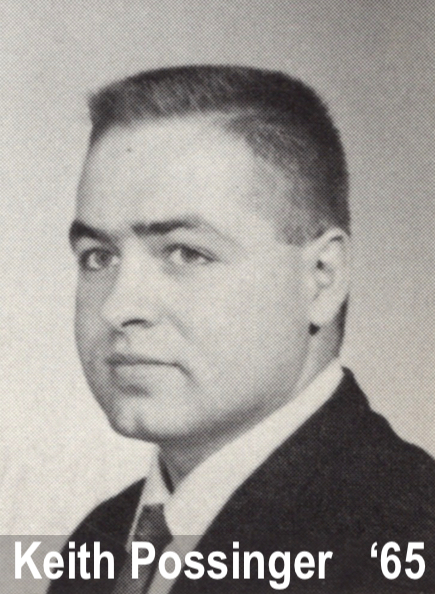 Photo of Keith Possinger from the 1965 NU Yearbook
