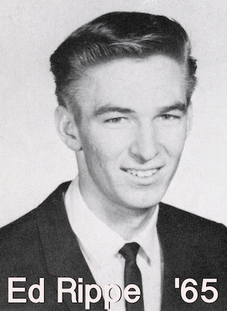 Photo of Ed Rippe from the 1965 NU Yearbook