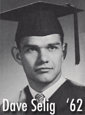 Photo of David Selig from the 1962 NU Yearbook