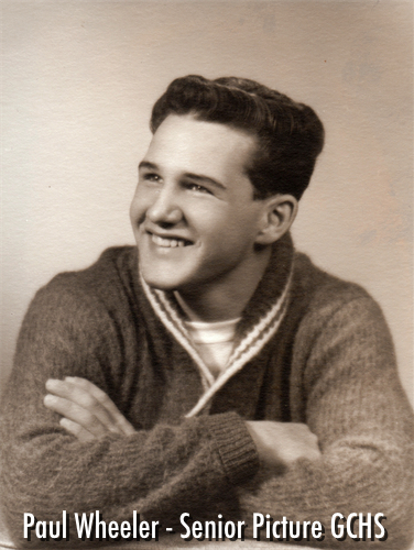 Picture of Paul Wheeler as a senior in High School