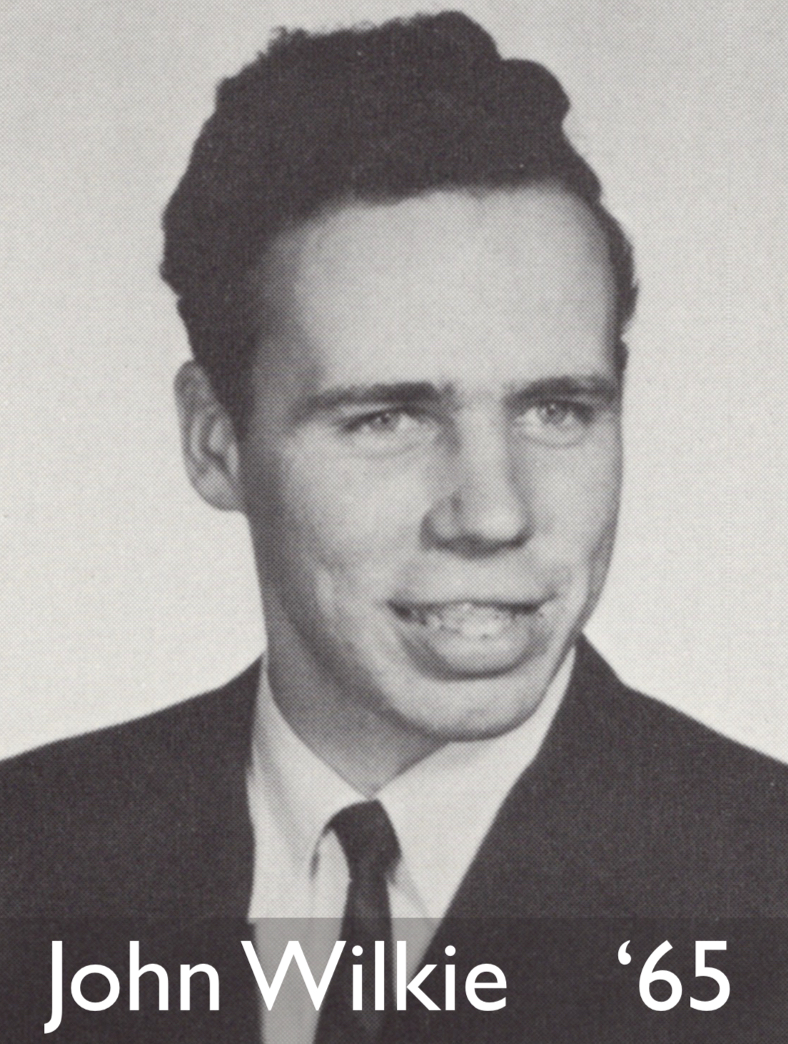 Photo of John Wilkie from the 1965 NU Yearbook