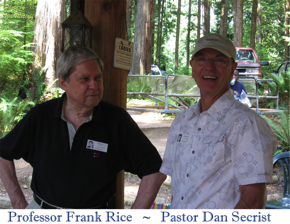Picture of Professer Frank Rice & Dan Secrist