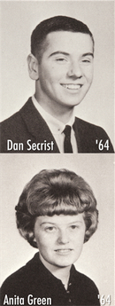 Dan and Anita's pictures from the 1964 NU Yearbook