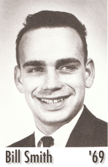 Picture of Bill Smith in the 1969 NU Yearbook
