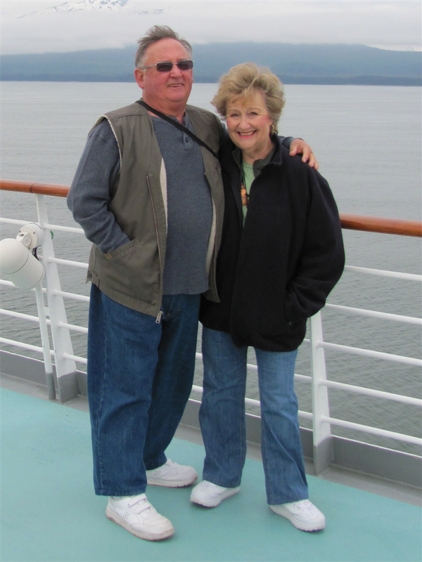picture of Glen & Vel Smith on an Alaska Cruise