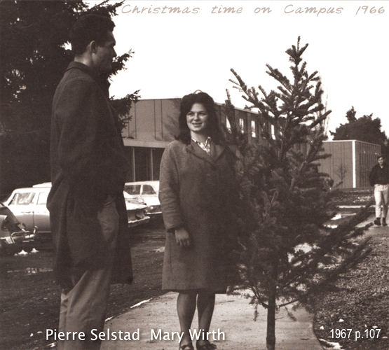 Mary Wirth & Pierre Selstad - 1967 yearbook