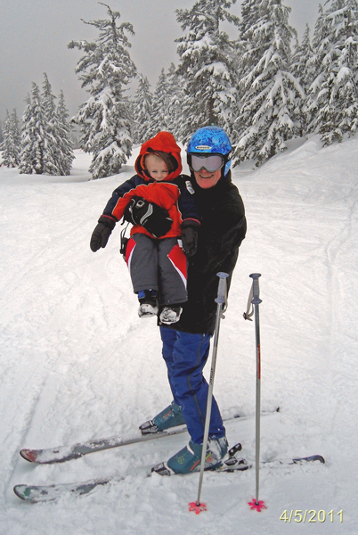 Picture of Ray & Grandson, Kaden on the mountain